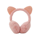 Ladies Winter Warm Cute Earmuffs Outdoor Earmuffs Creative New Sequins Cat EM5V4
