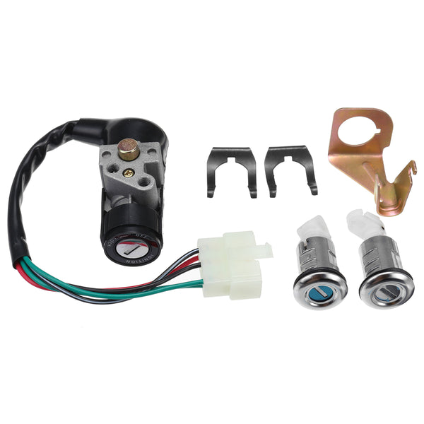 Ignition Switch Key Set 5 Wires For 150cc Roketa Jonway Moped Scooter Gy6 50cc