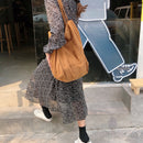 Women's Casual Tote Bag Canvas Tote Bag Girl School Bag Large Capacity ShoulC2P8