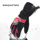 Winter Thermal Electric Warm Heated Heating Gloves Mitten Ski Waterproof Sport