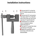 1Pcs Chain Breaker Link Splitter Pin Remover Repair Tool Suitable for Motor