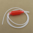 2 Meter Red Syphon Tube Hand Fuel Pump Gasoline Siphon Hose Gas Oil Water F