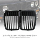 Front Hood Kidney Grille Grill Black for BMW E30 Front Grille 3 Series M3 1