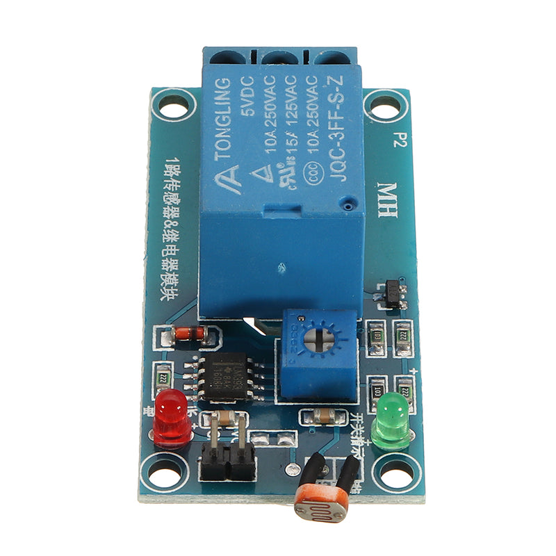 Photosensitive Resistance Sensor With Relay Module 5V Optical Control Switch Light Detection Switch