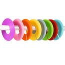 72 Pieces 8 Colors Clothing Size Dividers Round Hangers Closet Dividers