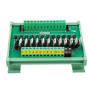 IO Card PLC Signal Amplifier Board PNP to NPN Mutual Input Optocoupler Isolation Transistor Output Low Level Relay Module
