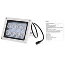 Infrared Illuminator 8 Array IR LEDS Night Vision Wide Angle Outdoor Waterproof for CCTV Security