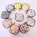 Cloth Waterproof Zipper Sanitary Napkin Cosmetic Storage Bag Coin Purse