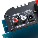 ST-997 Mini Blue Car HIFI Audio Amplifier Board Digital Stereo Amp 4 Channel 80W DC12V 4CH USB SD FM Remote Control for Car/Home/Theater