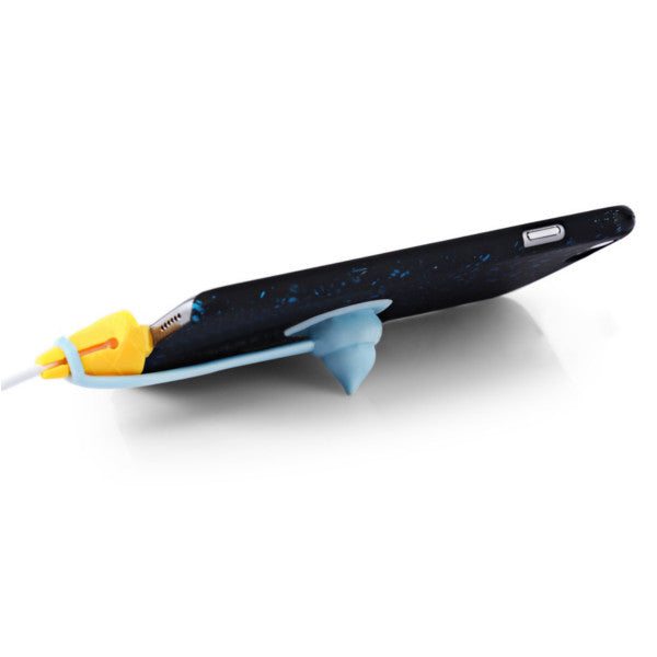 USB Data Line Charger Cable Stand Holder Ice Cream Protector For iPhone Xiaomi Samsung Huawei