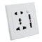 2.1A 110V-260V Dual USB Wall Socket Switch Charger AC/DC Power Adapter Plug Outlet Panel