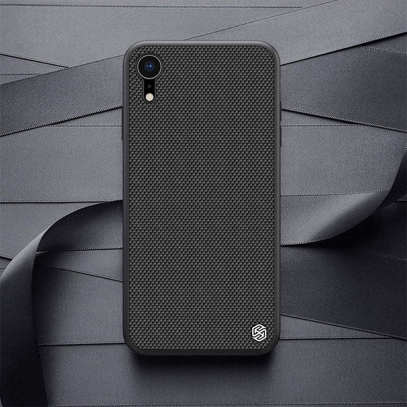 NILLKIN 3D Texture Shockproof Hard PC + Soft TPU Back Cover Protective Case for iPhone XR
