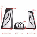 Car Gas Brake Footrest Foot Pedals Plate Pad Kit For BMW 5 6 7 Series AT LHD F10 F11 F12