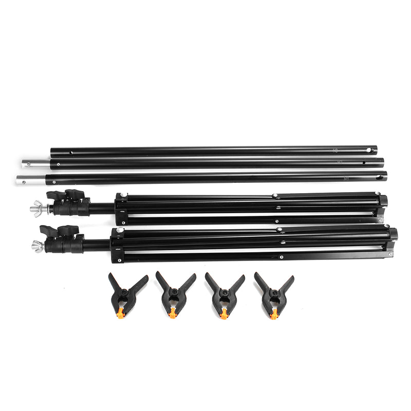 Aluminum Alloy Photography Background Stand Tools Kit Portable Easy Installl