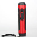 New Version Outdoor Multi-function Flashlight Hand-cranked Power Generation Power Bank FM Radio