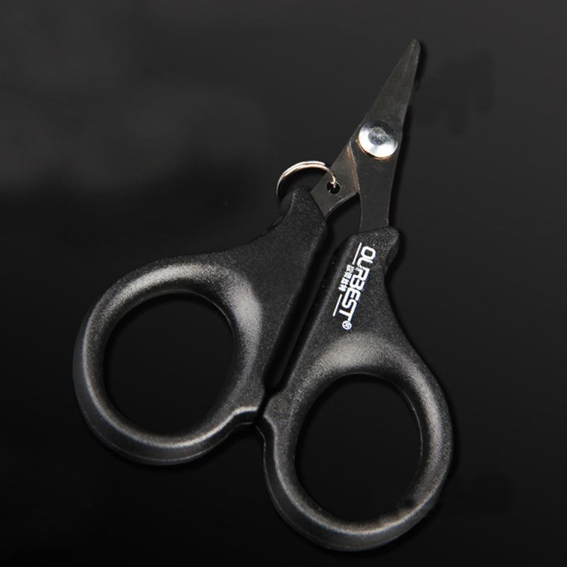 ZANLURE Tungsten Steel Sawtooth Fishing Scissors For Cutting PE Line Lead Weight Fishing Tackle