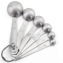 Honana CF-MS06 6 Pcs Stainless Steel Measuring Spoon Set for Measuring Dry and Liquid Ingredients