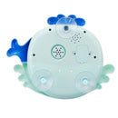 Kids Cartoon Whale Automatic Music Bubble Blower Machine Shower Toy Bath Bubble Maker