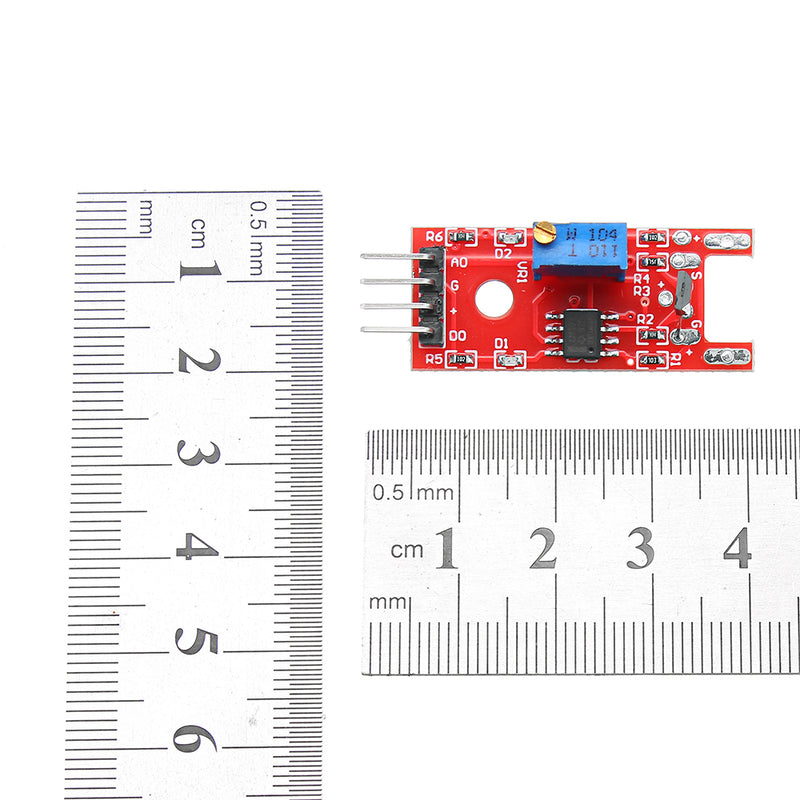5pcs KY-024 4pin Linear Magnetic Switches Speed Counting Hall Sensor Module