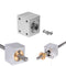 Aluminum Alloy Silver T8 Nut Housing Bracket with 2Pcs Screws for 3D Pritner Lead Screw