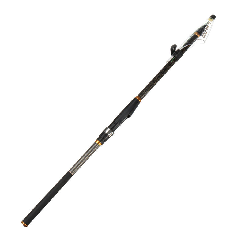 ZANLURE 4.5m Carbon Fiber Telescopic Spinning Pole Sea Fishing Rod