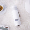 Deli 6076 500ml Portable Thermos cup Stainless Steel Vacuum Flask Thermo Water Bottle Insulated Cup Coffee Mug for Home Office Travel