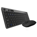 Rapoo 8050T 2.4GHz Wireless 108 Keys Keyboard and 1300dpi Mouse Combo Set with USB Receiver for Windows10 / 8 / 7 / Vista / XP