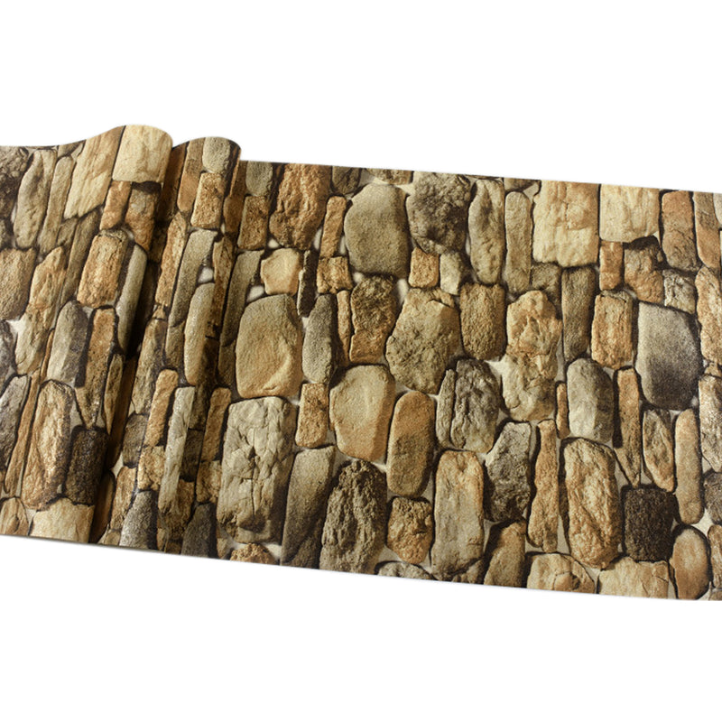 Simulation Stone Retro Background Wall Paper Sticker Living Room Bedroom Decorative
