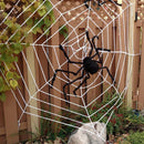 5FT/150cm Hairy Giant Spider Decorations Huge Halloween Outdoor Decor Toys for Party