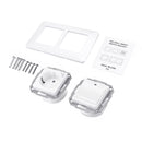 WiFi Smart Light Wall Switch Socket Outlet with 1 Gang Push Button Switch DE EU Smart Life Tuya Wireless Remote Control Work with Alexa Google Home