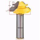 Drillpro RB30 Small Lock Miter Router Bit 45 1/2 Inch Shank Tenon Cutter for Woodworking