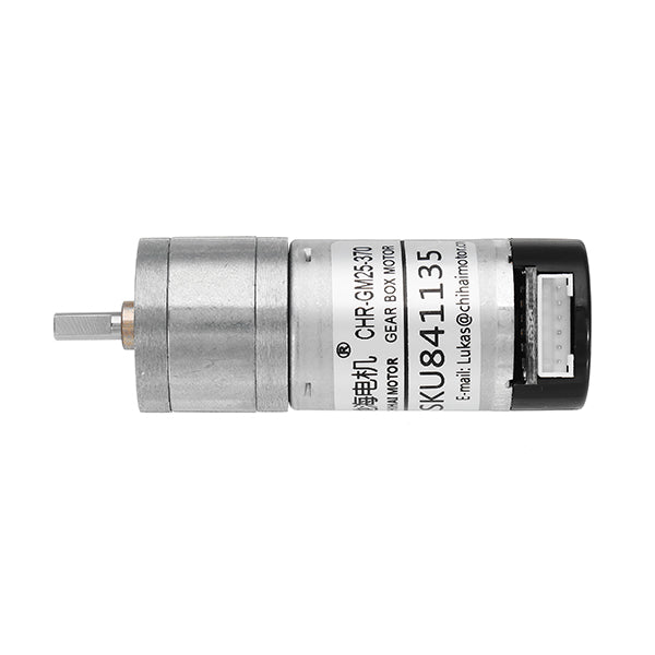 CHIHAI MOTOR DC12V 350rpm Encoder Motor DC Gear Motor with Cover