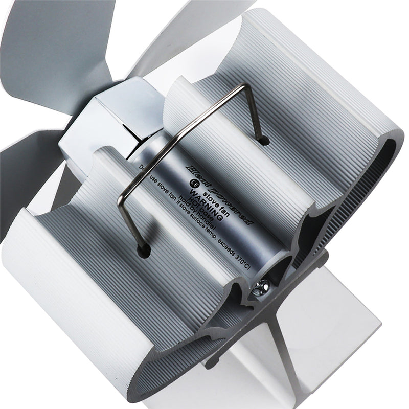 203CFM 1000RPM Stove Fan Fireplace Fan 15-18DB Ultra Quiet Fireplace Heat Fan Powered Wood Stove Fan Wood Burning Eco Fan for Efficient Heat Distribution