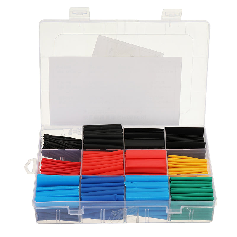 560Pcs Heat Shrink Tubing Insulation Shrinkable Tube Wire Cable Sleeve Kit 2:1