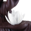 Hand Ceramic Backflow Waterfall Smoke Incense Burner Censer Holder Decor + Cones