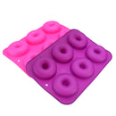 2pcs Donut Bagel Silicone Mold Cake Cookie Cheesecake Baking Non-Stick Mould