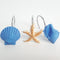 12 PCS Decorative Seashell Shower Curtain Hooks Bathroom Beach Shell Decorations