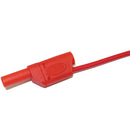 DANIU P1050 5Pcs 5 Colours 1M 4mm Banana to Banana Plug Soft Silicone Test Cable Lead for Multimeter