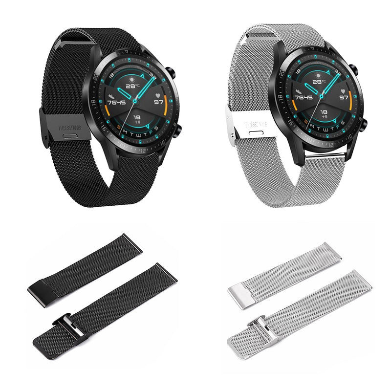Bakeey 22MM Stainless Steel Watch Band For Huawei WATCH GT 2