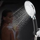 5 Gear Adjustment ABS Shower Head Home Bathroom Round Shower Head