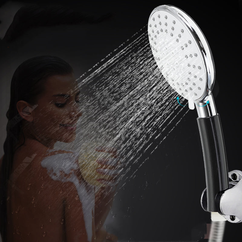 5 Gear Adjustment ABS Shower Head Home Bathroom Round Shower Head