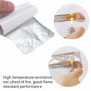 80mm Silver Aluminum Foil Adhesive Seal Ring Heating Roll Tape 25M