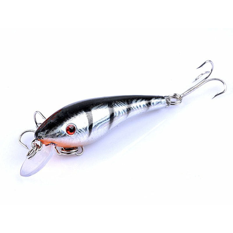 ZANLURE 10pcs/set 5.7cm 4.4g Minnow Fishing Lure 0.3m--1.2m Depth Artificial Hard Bait Wobbler Carp