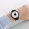 Unisex Fashion Quartz Wrist Watch Men Women Lovers PU Leather Strap Couple Watch