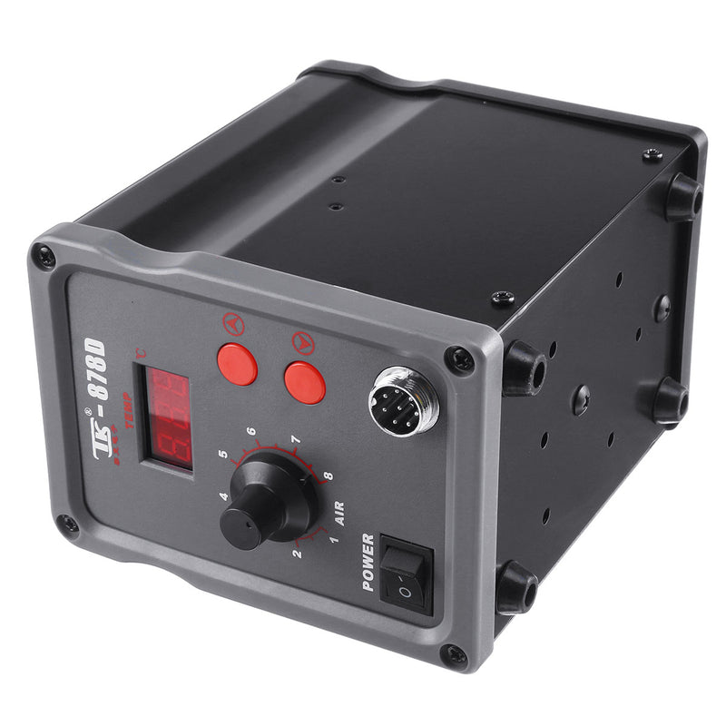 3 in 1 High Power 700W Digital Hot Air Soldering Station with Power Supply Brushless Fan Welding Tool 878D 220V
