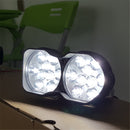 CNSUNNYLIGHT 16W 2000LM 6500K Motorcycle LED Headlights Scooter Fog Spotlight White Drive Working
