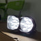 CNSUNNYLIGHT 16W 2000LM 6500K Motorcycle LED Headlights Scooter Fog Spotlight White Drive Working