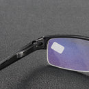 Finished Coating Myopia Glasses Clear Optical Half-rim Nearsighted Glasses -100 To -400