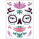 Halloween Cosplay Waterproof Temporary Skull Face Tattoo Sticker Makeup Dress Art Prop