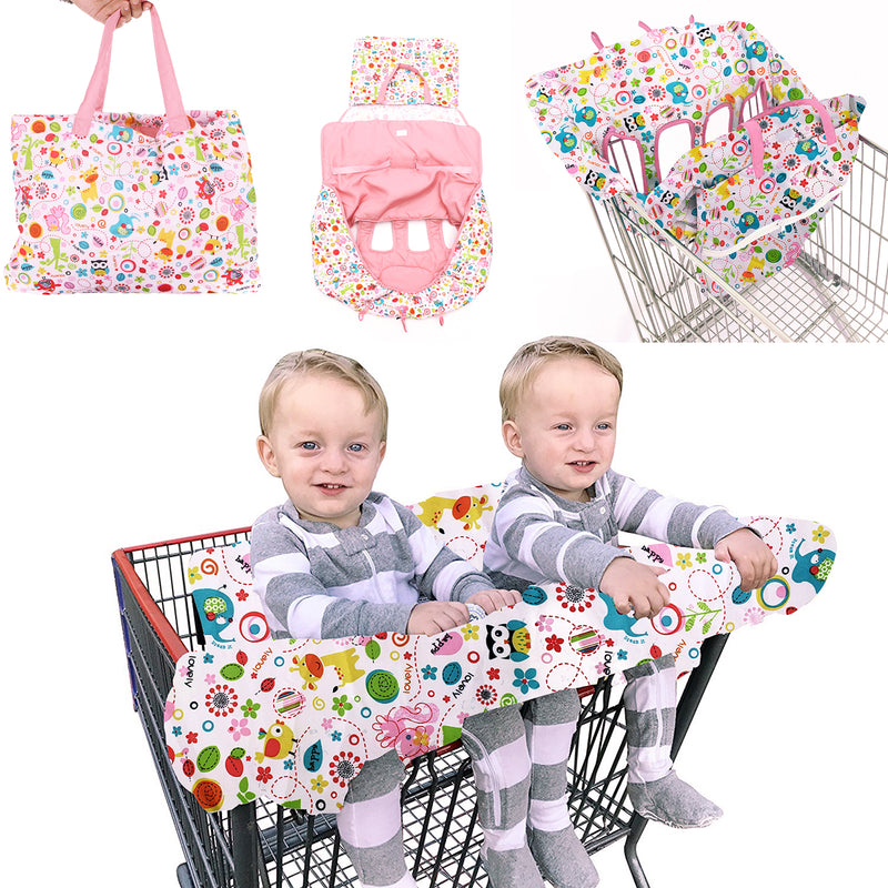 Shopping Cart Trolley Baby High Chair Seat Cover Cushion Protector Pad Mat Bag
